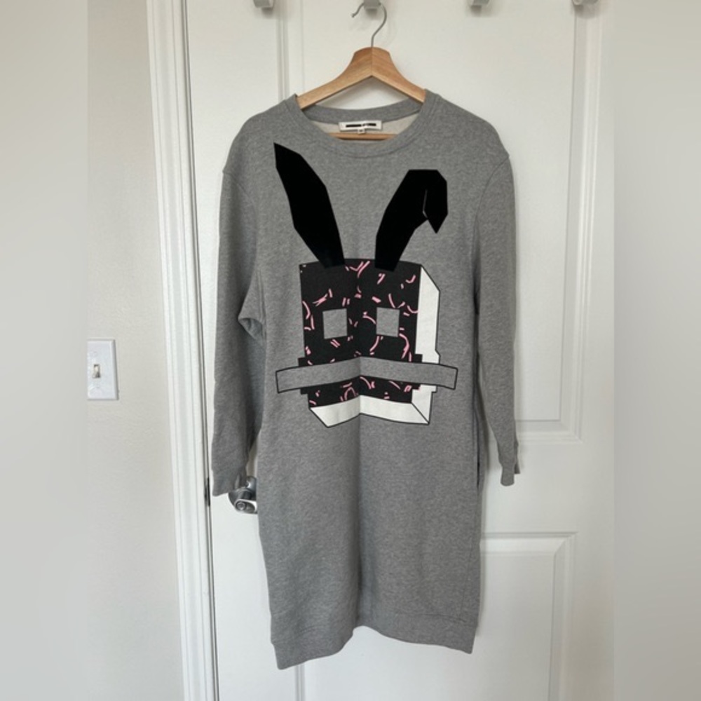 McQueen sweatershirt dress